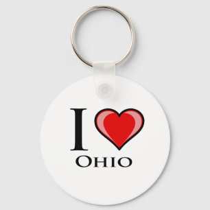 Chaveiro Eu amo Ohio
