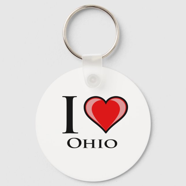 Chaveiro Eu amo Ohio (Frente)
