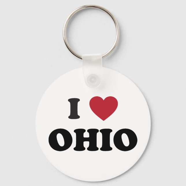 Chaveiro Eu amo Ohio (Frente)
