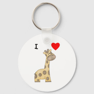 Chaveiro Eu amo os girafas (3)