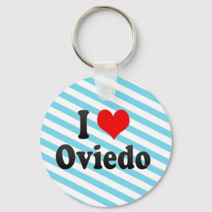 Chaveiro Eu amo Oviedo, espanha