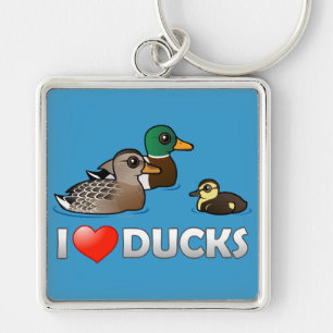 Chaveiro Eu amo patos