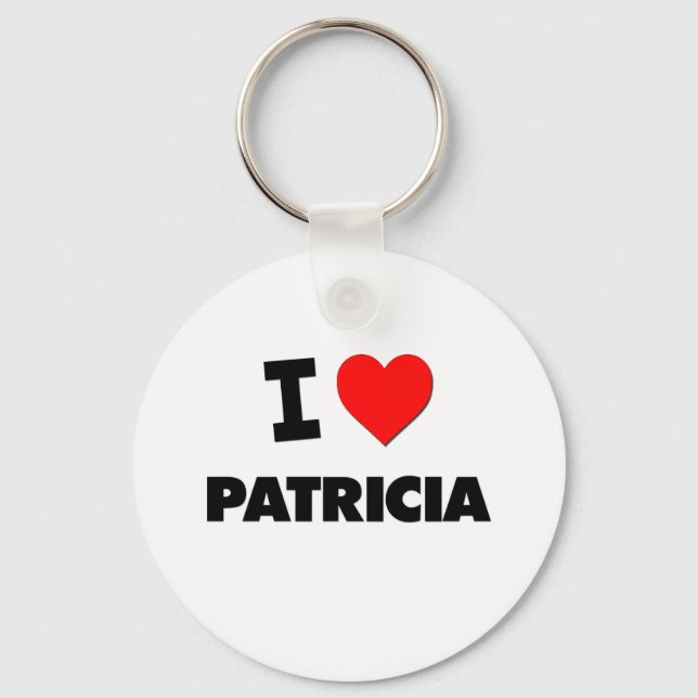 Chaveiro Eu Amo Patricia (Frente)