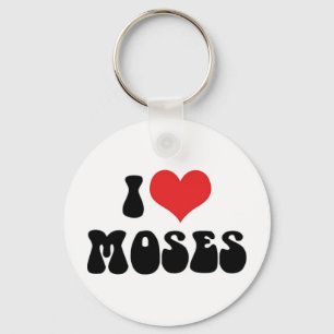 Chaveiro Eu Amo Pingente de Moisés