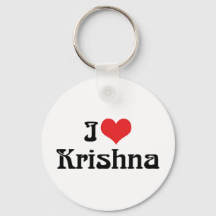 Chaveiro Eu Amo Pingente Krishna