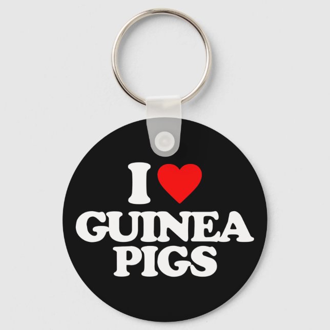 CHAVEIRO EU AMO PINHOS DA GUINÉ (Frente)