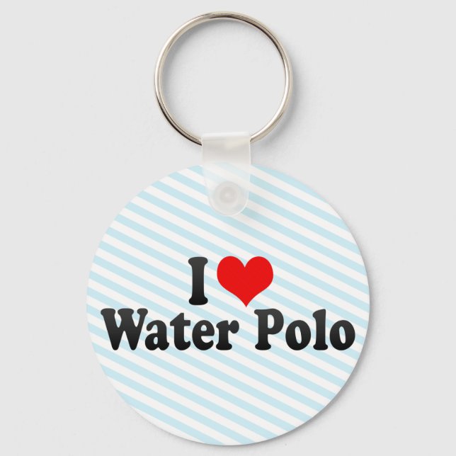 Chaveiro Eu Amo Polo De Água (Frente)