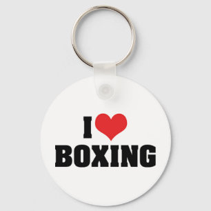 Chaveiro Eu Amo Pulseira de Boxe