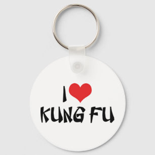 Chaveiro Eu Amo Pulseira de Kung Fu