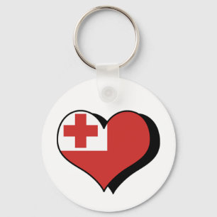 Chaveiro Eu Amo Pulseira de Tonga