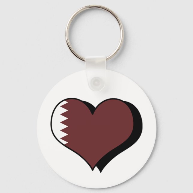 Chaveiro Eu Amo Pulseira Qatar (Frente)