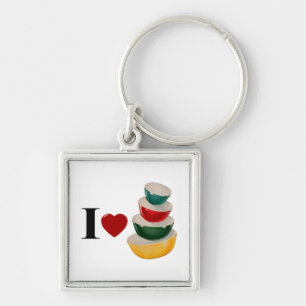 Chaveiro Eu Amo Pyrex