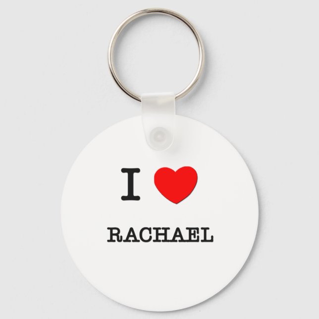 Chaveiro Eu amo Rachael (Frente)