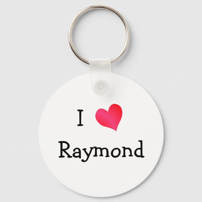 Chaveiro Eu Amo Raymond (Frente)