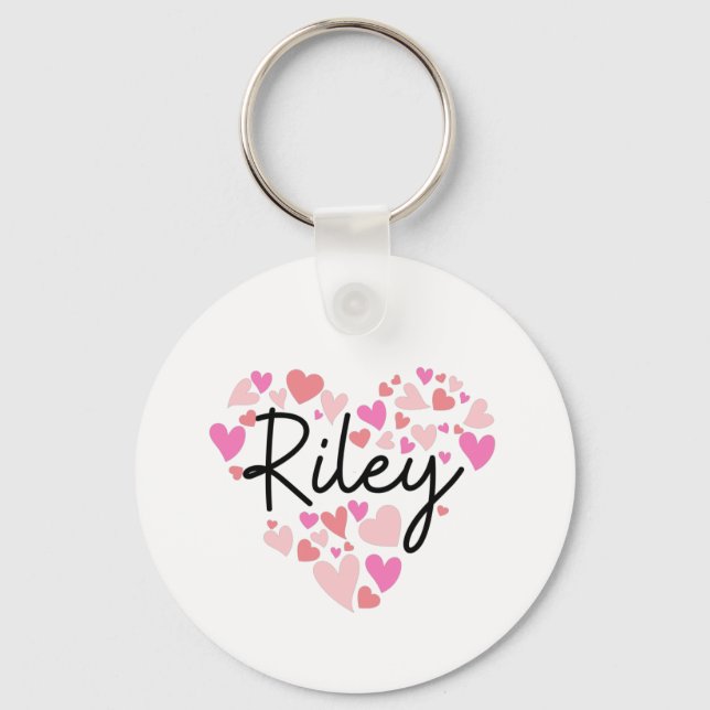 Chaveiro Eu amo Riley (Frente)