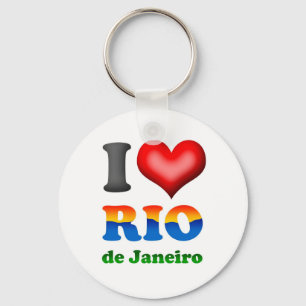Chaveiro Eu Amo Rio de Janeiro, Brasil A Cidade Maravilhosa