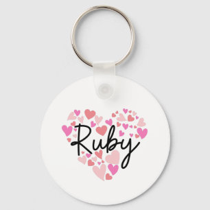 Chaveiro Eu amo Ruby