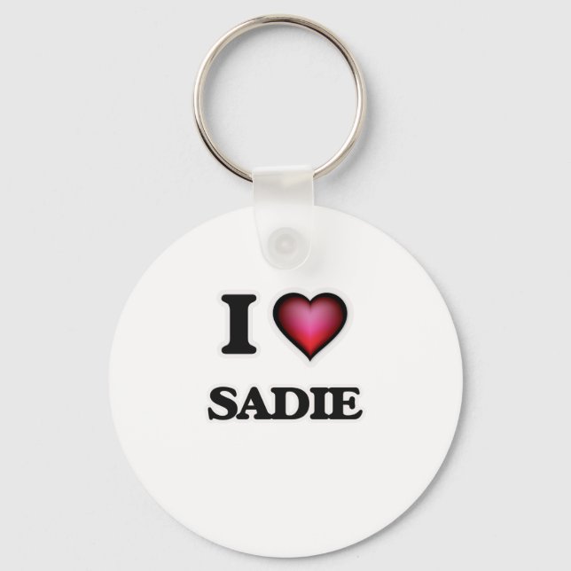 Chaveiro Eu Amo Sadie (Frente)