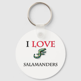 Chaveiro Eu amo salamandras