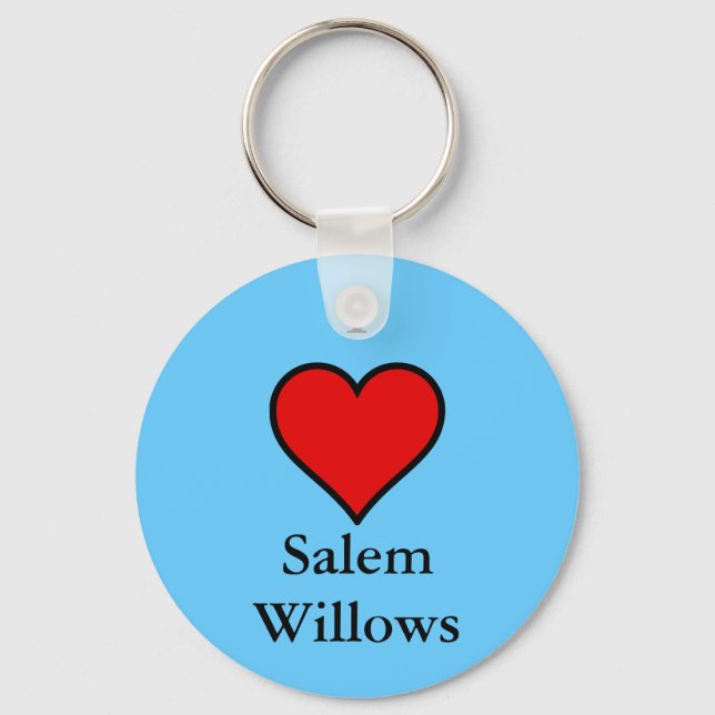 Chaveiro Eu Amo Salem Willows (Frente)