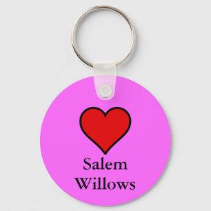 Chaveiro Eu amo salgueiros de Salem