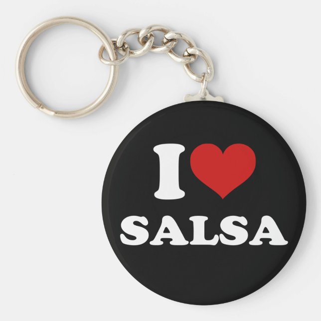 Chaveiro Eu Amo Salsa (Frente)