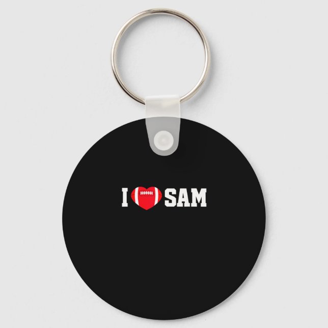 Chaveiro Eu amo sam  (Frente)