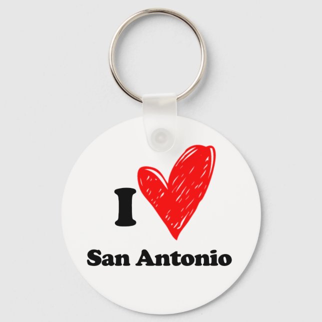 Chaveiro Eu amo San Antonio (Frente)