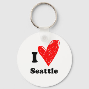 Chaveiro Eu amo Seattle