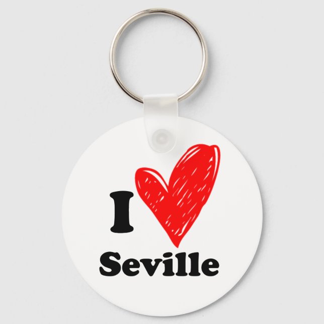 Chaveiro Eu Amo Seville (Frente)