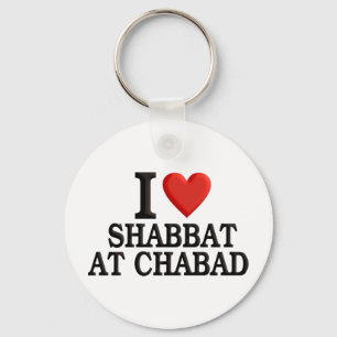 Chaveiro Eu amo Shabbat em Chabad