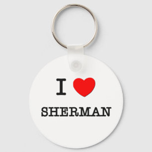 Chaveiro Eu amo Sherman