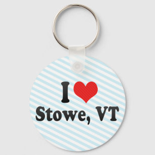 Chaveiro Eu amo Stowe, VT