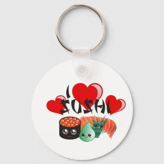 Chaveiro Eu Amo Sushi