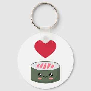 Chaveiro Eu amo Sushi