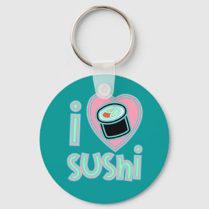 Chaveiro Eu amo Sushi
