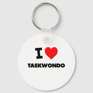 Chaveiro Eu amo Taekwondo