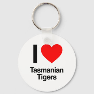 Chaveiro eu amo tigres tasmanianos