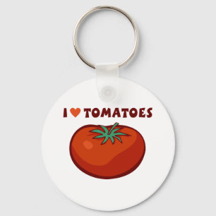 Chaveiro Eu amo tomates