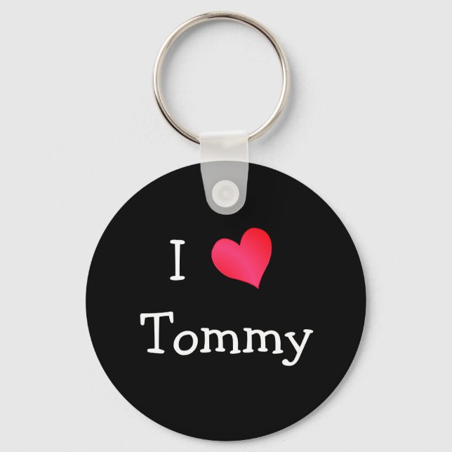 Chaveiro Eu Amo Tommy (Frente)