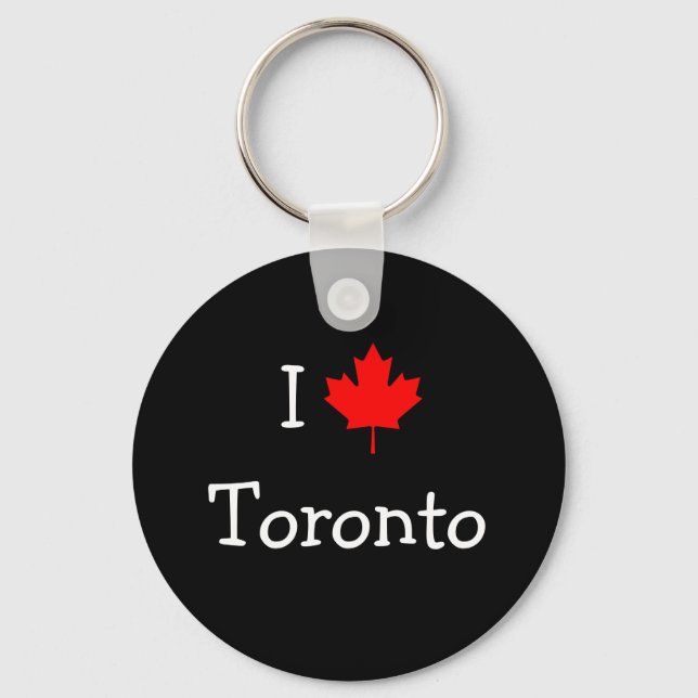 Chaveiro Eu Amo Toronto (Frente)