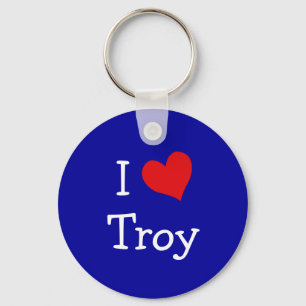 Chaveiro Eu Amo Troy