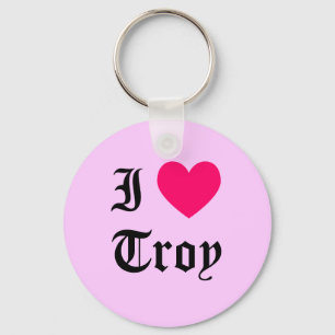Chaveiro Eu Amo Troy