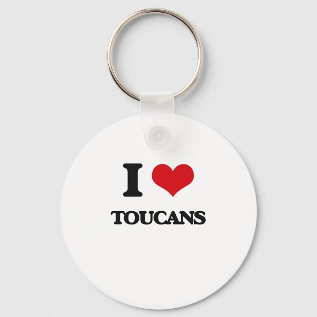 Chaveiro Eu amo tucanos (Frente)