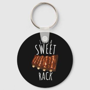 Chaveiro Eu Amo Um Doce Rack Engraçado Frio De Churrasco