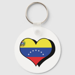 Chaveiro Eu Amo Venezuela Pingente de Chaves