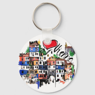 Chaveiro Eu amo Viena