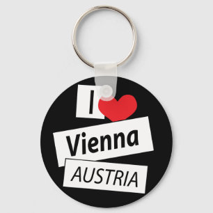 Chaveiro Eu amo Viena Áustria