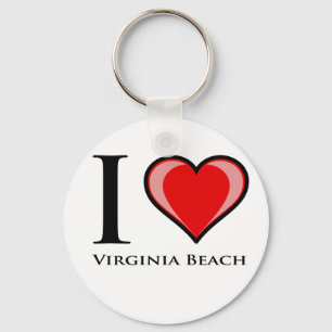 Chaveiro Eu amo Virginia Beach