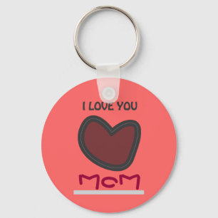 Chaveiro Eu amo você, mãe